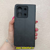 کیف گوشی Redmi Note 13 5G شیائومی مگنتی طرح چرم کتابی محافظ لنزدار مشکی کد 91442