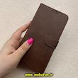 کیف گوشی Redmi Note 13 5G شیائومی مگنتی طرح چرم کتابی محافظ لنزدار قهوه ای کد 91443