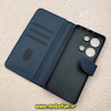 کیف گوشی Redmi Note 13 Pro 4G / Poco M6 Pro 4G شیائومی مگنتی طرح چرم کتابی محافظ لنزدار سرمه ای کد 91444