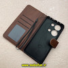 کیف گوشی Redmi Note 13 Pro 4G / Poco M6 Pro 4G شیائومی مگنتی طرح چرم کتابی محافظ لنزدار بنددار قهوه ای کد 91448