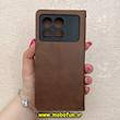 کیف گوشی Xiaomi Poco X6 Pro / Redmi K70E شیائومی مگنتی طرح چرم کتابی محافظ لنزدار بند دار قهوه ای کد 91465