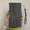 کیف گوشی Redmi Note 10 4G / Redmi Note 10S / Poco M5S شیائومی مگنتی طرح چرم کتابی محافظ لنزدار بنددار خاکستری کد 91489