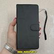 کیف گوشی Redmi 9 / Poco M2 شیائومی مگنتی طرح چرم کتابی بنددار مشکی کد 91494