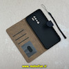 کیف گوشی Redmi 9 / Poco M2 شیائومی مگنتی طرح چرم کتابی بنددار سرمه ای کد 91495