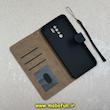 کیف گوشی Redmi 9 / Poco M2 شیائومی مگنتی طرح چرم کتابی بنددار سرمه ای کد 91495