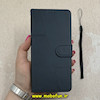 کیف گوشی Redmi 9 / Poco M2 شیائومی مگنتی طرح چرم کتابی بنددار سرمه ای کد 91495