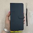 کیف گوشی Redmi 9 / Poco M2 شیائومی مگنتی طرح چرم کتابی بنددار سرمه ای کد 91495