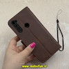 کیف گوشی Redmi Note 8 / Redmi Note 8 2021 شیائومی مگنتی طرح چرم کتابی محافظ لنزدار بند دار قهوه ای کد 91517