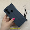 کیف گوشی Redmi Note 8 / Redmi Note 8 2021 شیائومی مگنتی طرح چرم کتابی محافظ لنزدار بند دار سرمه ای کد 91518