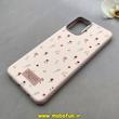 قاب گوشی Galaxy A06 سامسونگ لدر دیزاین SOFT Lether Design فانتزی سیلیکونی طرح چرمی گل های کیوت صورتی روشن کد 91537