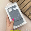 قاب گوشی iPhone 13 / iPhone 14 آیفون مگ سیف دار اورجینال سخت HARD کلاسیک یونیک کیس Unique Case خاکستری تیره کد 91301