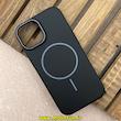 قاب گوشی iPhone 15 آیفون مگ سیف دار اورجینال سخت HARD کلاسیک یونیک کیس Unique Case مشکی کد 91310