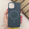 قاب گوشی iPhone 15 آیفون مگ سیف دار اورجینال سخت HARD کلاسیک یونیک کیس Unique Case خاکستری تیره کد 91311