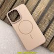 قاب گوشی iPhone 15 Pro Max آیفون مگ سیف دار اورجینال سخت HARD کلاسیک یونیک کیس Unique Case گلبهی کد 91314