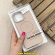 قاب گوشی iPhone 15 Pro Max آیفون مگ سیف دار اورجینال سخت HARD کلاسیک یونیک کیس Unique Case گلبهی کد 91314