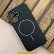 قاب گوشی iPhone 16 آیفون مگ سیف دار اورجینال سخت HARD کلاسیک یونیک کیس Unique Case مشکی کد 91319