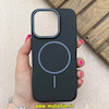 قاب گوشی iPhone 16 Pro آیفون مگ سیف دار اورجینال سخت HARD کلاسیک یونیک کیس Unique Case مشکی کد 91322