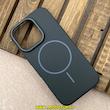 قاب گوشی iPhone 16 Pro آیفون مگ سیف دار اورجینال سخت HARD کلاسیک یونیک کیس Unique Case خاکستری تیره کد 91323