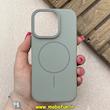 قاب گوشی iPhone 16 Pro آیفون مگ سیف دار اورجینال سخت HARD کلاسیک یونیک کیس Unique Case طوسی کد 91324