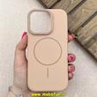 قاب گوشی iPhone 16 Pro آیفون مگ سیف دار اورجینال سخت HARD کلاسیک یونیک کیس Unique Case گلبهی کد 91326