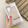 قاب گوشی Galaxy S24 Ultra سامسونگ مگ سیف دار اورجینال سخت HARD کلاسیک یونیک کیس Unique Case گلبهی کد 91336