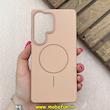 قاب گوشی Galaxy S25 Ultra سامسونگ مگ سیف دار اورجینال سخت HARD کلاسیک یونیک کیس Unique Case گلبهی کد 91337