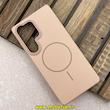 قاب گوشی Galaxy S25 Ultra سامسونگ مگ سیف دار اورجینال سخت HARD کلاسیک یونیک کیس Unique Case گلبهی کد 91337