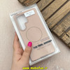 قاب گوشی Galaxy S25 Ultra سامسونگ مگ سیف دار اورجینال سخت HARD کلاسیک یونیک کیس Unique Case گلبهی کد 91337