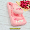 قاب گوشی Galaxy A26 سامسونگ سیلیکونی پاک کنی پاپ سوکت دار طرح خوک بامزه PIGGY صورتی کد 91629