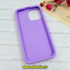 قاب گوشی iPhone 12 Pro Max / iPhone 13 Pro Max آیفون سیلیکونی پاک کنی طرح پاتریک برجسته بنفش کد 91644