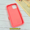 قاب گوشی iPhone 13 / iPhone 14 / iPhone 15 آیفون سیلیکونی پاک کنی طرح دونات میکی موس برجسته صورتی کد 91646