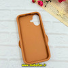 قاب گوشی iPhone 16 آیفون سیلیکونی پاک کنی طرح دونات میکی موس برجسته شکلاتی کد 91652