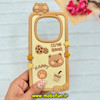 قاب گوشی Redmi Note 14 Pro 5G / Redmi Note 14 Pro Plus / Poco X7 شیائومی سیلیکونی پاک کنی CUTE BEAR طرح تدی برجسته کرم کد 91668