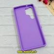 قاب گوشی Galaxy S25 Ultra سامسونگ سیلیکونی پاک کنی طرح پاتریک برجسته بنفش کد 91679
