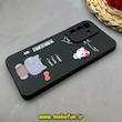 قاب گوشی Galaxy A56 سامسونگ سیلیکونی ژله ای سه بعدی برجسته عروسکی محافظ لنز دار طرح کیتی Kitty مشکی کد 91693