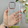 قاب گوشی iPhone 15 Pro Max آیفون اورجینال Classic Fit طلقی شیشه ای شفاف لنز فلزی کد 91818