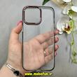 قاب گوشی iPhone 15 Pro Max آیفون اورجینال Classic Fit طلقی شیشه ای شفاف لنز فلزی کد 91819