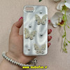 قاب گوشی iPhone 7 / iPhone 8 / iPhone SE 2020 / iPhone SE 2022 آیفون سخت Hard لیزری لاکچری کیس مرواریدی پروانه ای کیوت دستبندی کد 91848