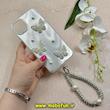 قاب گوشی iPhone 11 Pro Max آیفون سخت Hard لیزری لاکچری کیس مرواریدی پروانه ای کیوت دستبندی کد 91851