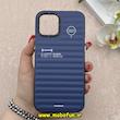 قاب گوشی iPhone 12 Pro Max آیفون طرح ضد ضربه مات یانگ کیت YoungKit سرمه ای کد 91956