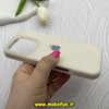 قاب گوشی iPhone 16 Pro آیفون سیلیکونی پاستیلی اورجینال Case پاک کنی داخل مخملی درجه یک کرم کد 92027