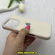 قاب گوشی iPhone 16 Pro آیفون سیلیکونی پاستیلی اورجینال Case پاک کنی داخل مخملی درجه یک کرم کد 92027