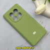 قاب گوشی Redmi Note 14 Pro 4G شیائومی سیلیکونی اورجینال پاک کنی درجه یک زیربسته محافظ لنزدار سبز مغز پسته ای کد 92040