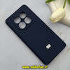 قاب گوشی Redmi Note 14 Pro 4G شیائومی سیلیکونی اورجینال پاک کنی درجه یک زیربسته محافظ لنزدار سرمه ای کد 92041