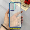 قاب گوشی Galaxy A23 سامسونگ اورجینال Pro Camera طرح پشت طلق شفاف دور سیلیکونی محافظ لنز دار سرمه ای کد 92048
