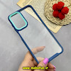 قاب گوشی Galaxy A23 سامسونگ اورجینال Pro Camera طرح پشت طلق شفاف دور سیلیکونی محافظ لنز دار سرمه ای کد 92048