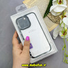 قاب گوشی iPhone 13 Pro آیفون طلقی شیشه ای شفاف مشکی کد 92087