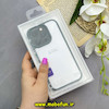 قاب گوشی iPhone 15 Pro آیفون طلقی شیشه ای شفاف خاکستری کد 92095
