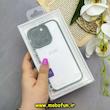 قاب گوشی iPhone 15 Pro آیفون طلقی شیشه ای شفاف خاکستری کد 92095