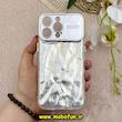 قاب گوشی iPhone 15 Pro Max آیفون موج دار لاکچری محافظ لنزدار AUTO FOCUS استندشو نقره ای کد 92098